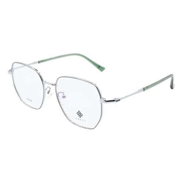 Gọng Kính Unisex Ancci AC34222 C3 Màu Xanh Bạc