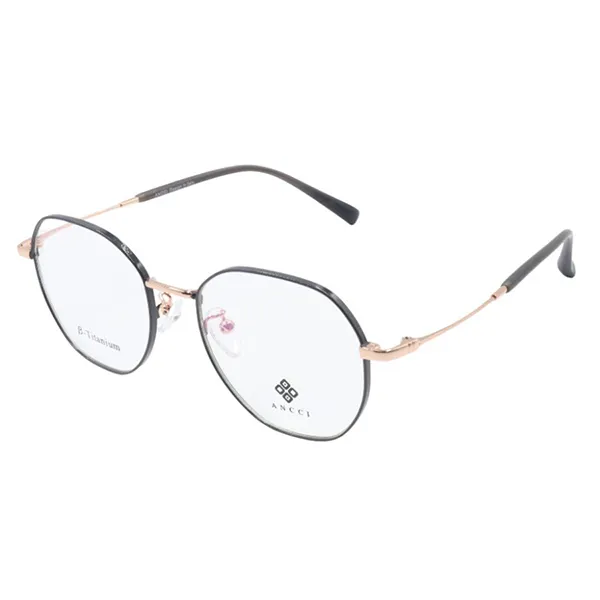 Gọng Kính Unisex Ancci AC34244 C1 Màu Đen