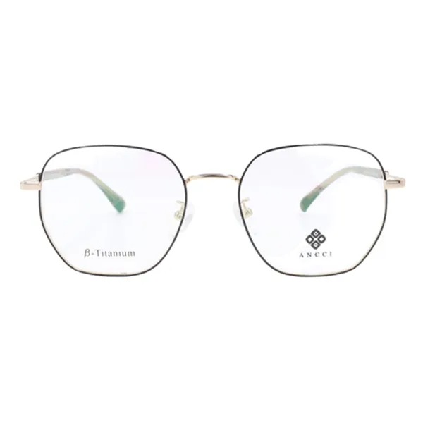 Gọng Kính Unisex Ancci AC34245 C4 Màu Gold/Đen
