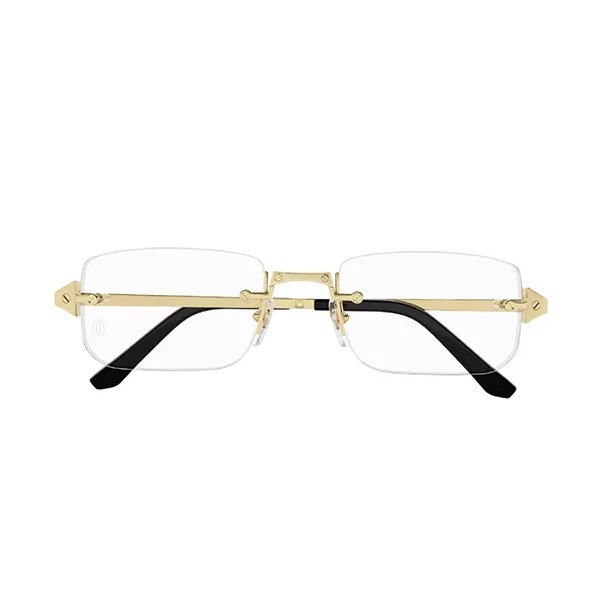 Gọng Kính Unisex Cartier CT0479O 001 Màu Vàng Đen