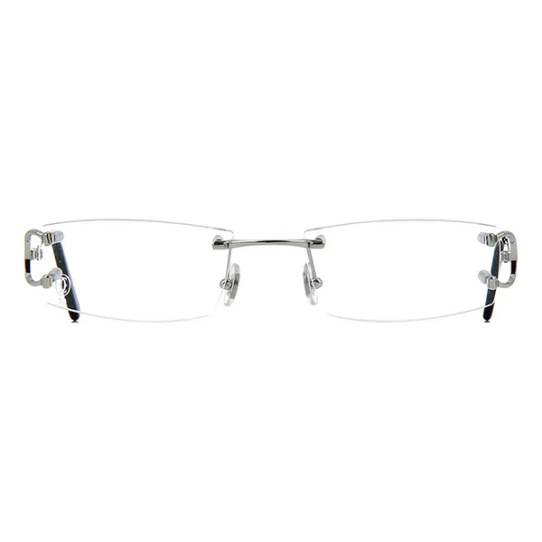 Gọng Kính Unisex CT0092O 002 Silver/Black Màu Bạc Đen