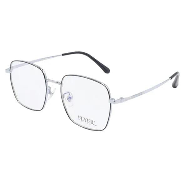 Gọng Kính Unisex Flyer F32205_C3.C Màu Đen - Bạc