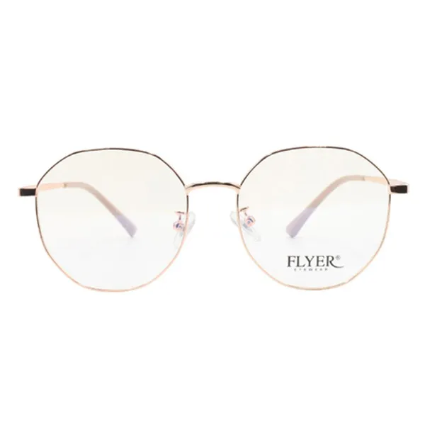 Gọng Kính Unisex Flyer F32207_C9.C Màu Vàng Hồng