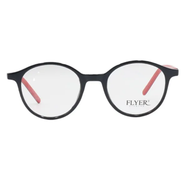 Gọng Kính Unisex Flyer F32407 C44 Màu Đen - Đỏ
