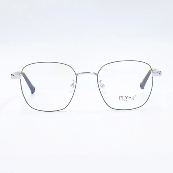 Gọng Kính Unisex Flyer F34212 C3 Màu Bạc/Đen