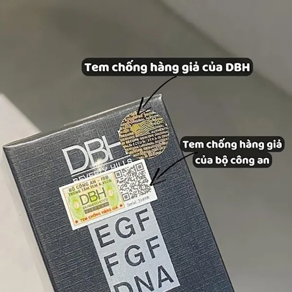 Kem Chống Nắng DBH UV Shield EGF FGF DNA SPF47+/ PA+++, 60ml