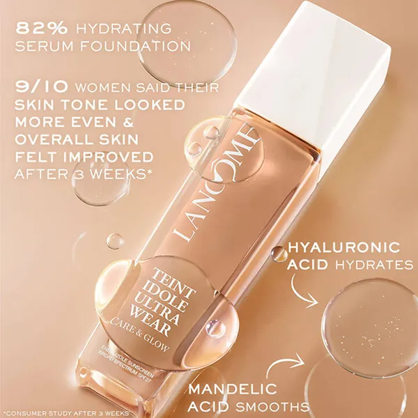 Kem Nền Lancôme Teint Idole Ultra Wear Care & Glow Serum Foundation Tone 110C 30ml