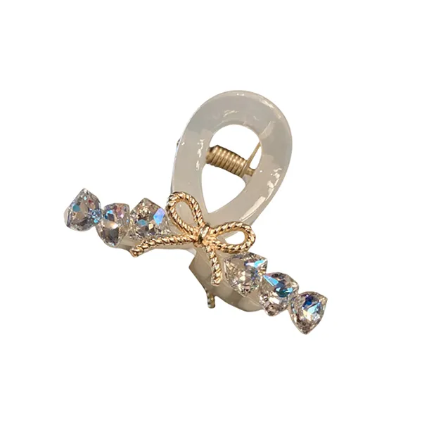 Kẹp Tóc Nữ Meri Twinkle Bow HC139-T Màu Trắng Kem