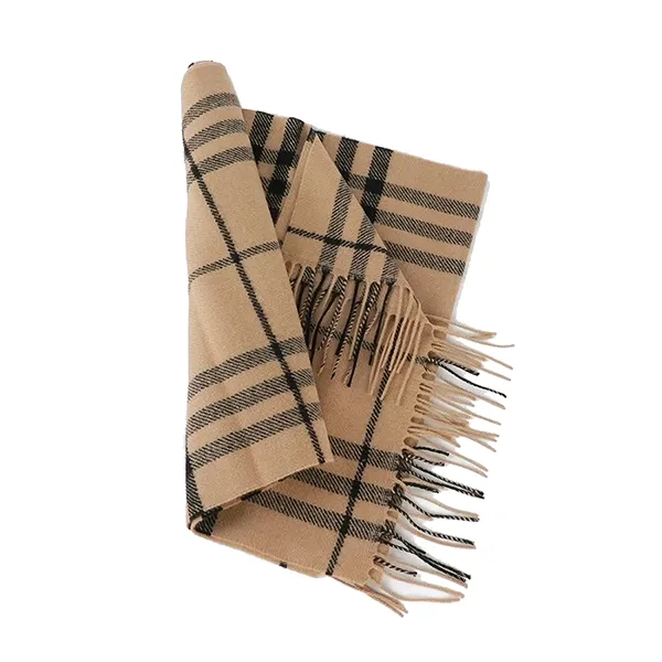 Khăn Quàng Cổ Burberry Check Kẻ Màu Nâu