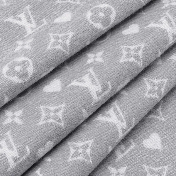 Khăn Quàng Cổ Louis Vuitton LV Game On Scarf M77641 Màu Xám