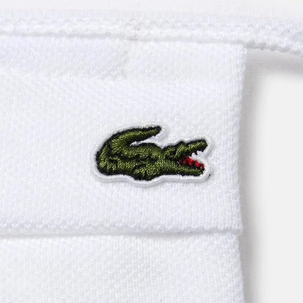 Khẩu Trang Lacoste Unisex L.12.12 Cotton Pique' Face Protection Mask RF6002 001 Màu Trắng