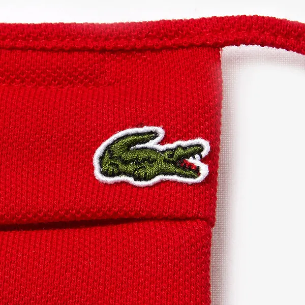 Khẩu Trang Lacoste Unisex L.12.12 Cotton Pique' Face Protection Mask RF6002 240 Màu Đỏ