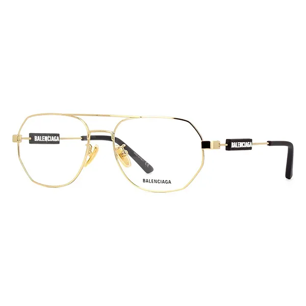 Kính Mắt Cận Balenciaga BB0339O 002 Màu Đen - Vàng