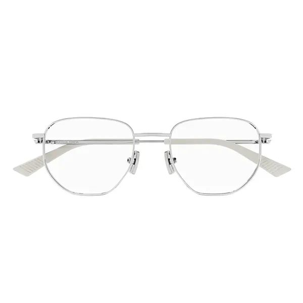 Kính Mắt Cận Bottega Veneta Eyeglasses BV1301O 002 50mm Màu Bạc