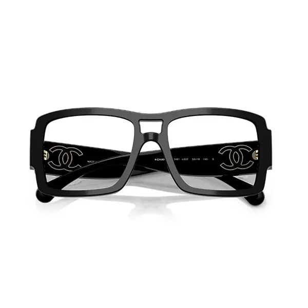 Kính Mắt Cận Chanel CH3481 C622 Black Eyeglasses Màu Đen
