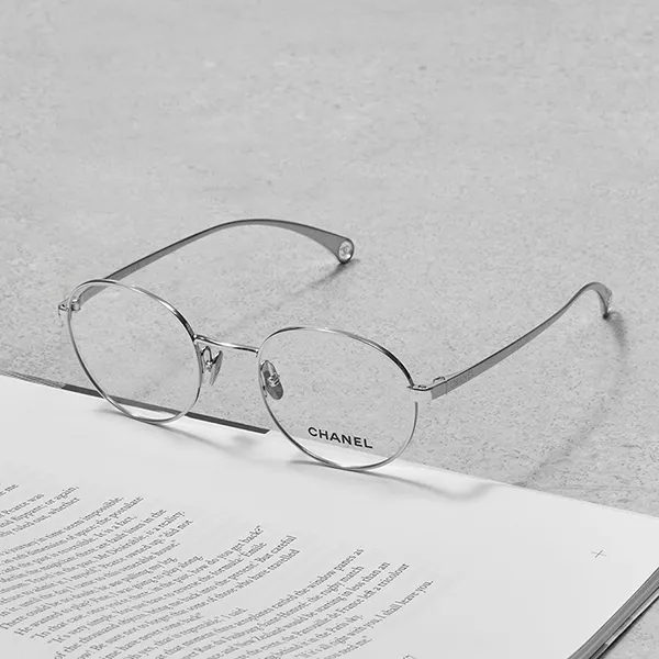 Kính Mắt Cận Chanel Eyeglasses 0CH2209 C124 Màu Bạc