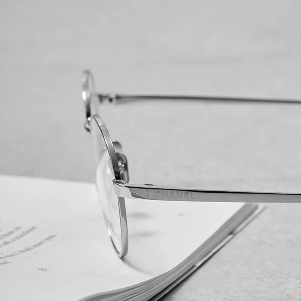 Kính Mắt Cận Chanel Eyeglasses 0CH2209 C124 Màu Bạc