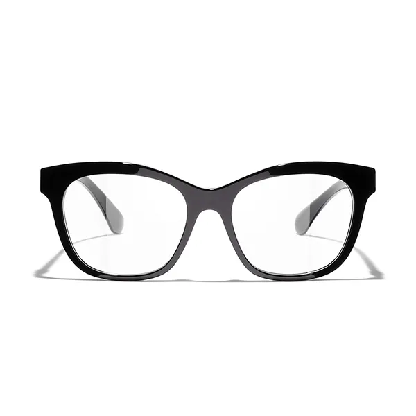 Kính Mắt Cận Chanel Eyeglasses Butterfly 0CH3483 1403 Black Màu Đen