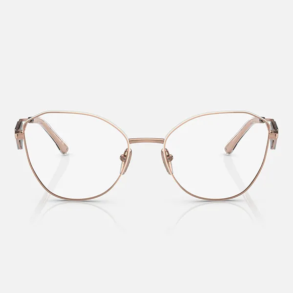 Kính Mắt Cận Prada Eyeglasses 0PR 52ZV SVF1O1 Pink Gold Màu Vàng Hồng