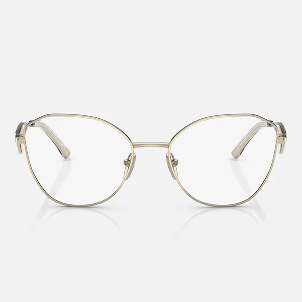 Kính Mắt Cận Prada Eyeglasses 0PR 52ZV ZVN1O1 Pale Gold Màu Vàng Gold