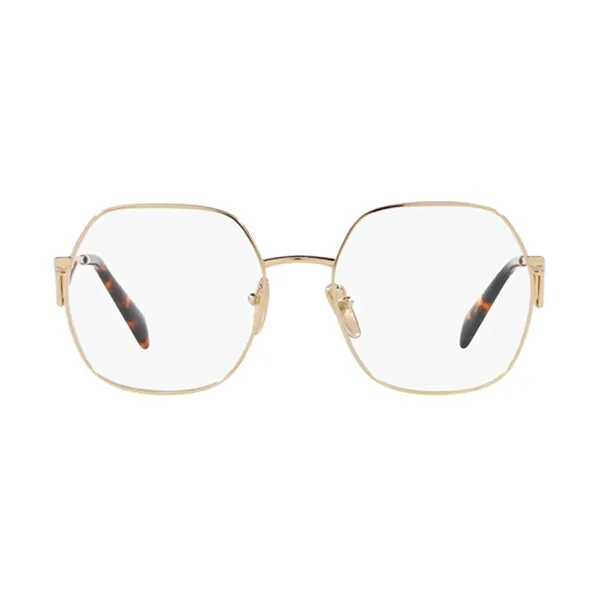 Kính Mắt Cận Prada Eyeglasses 0PR 59ZV 1511O1 Pale Gold Màu Vàng Gold