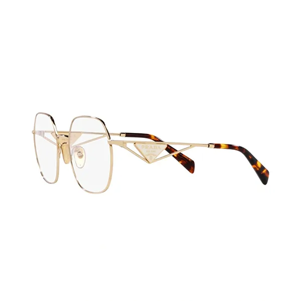 Kính Mắt Cận Prada Eyeglasses 0PR 59ZV 1511O1 Pale Gold Màu Vàng Gold