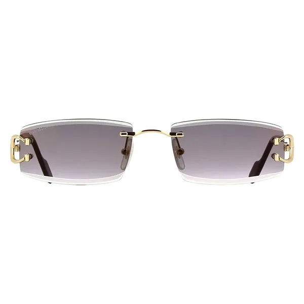 Kính Mát Cartier Sunglasses CT0465S 001 Màu Xám - Vàng