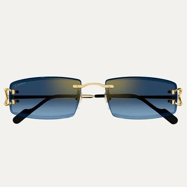 Kính Mát Cartier Sunglasses CT0465S 002 Màu Xanh - Vàng