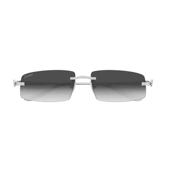 Kính Mát Cartier Sunglasses CT0505S 002 Màu Đen - Bạc