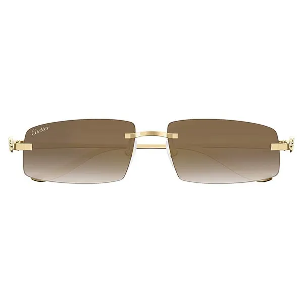 Kính Mát Cartier Sunglasses CT0505S 003 Màu Nâu - Vàng