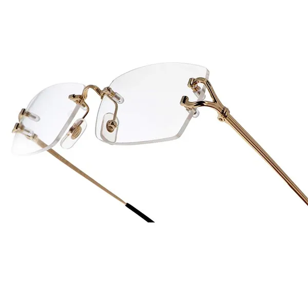 Gọng Kính Cartier Sunglasses CT0563O 001 Màu Vàng Gold