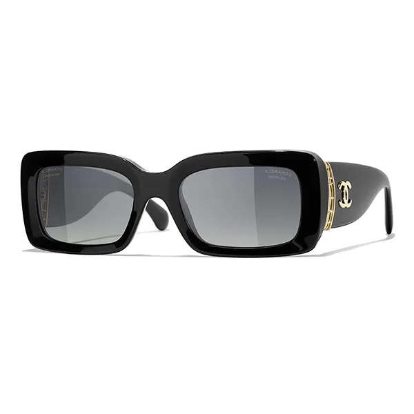 Kính Mát Chanel 0CH5534 C622S8 Sunglasses Màu Đen