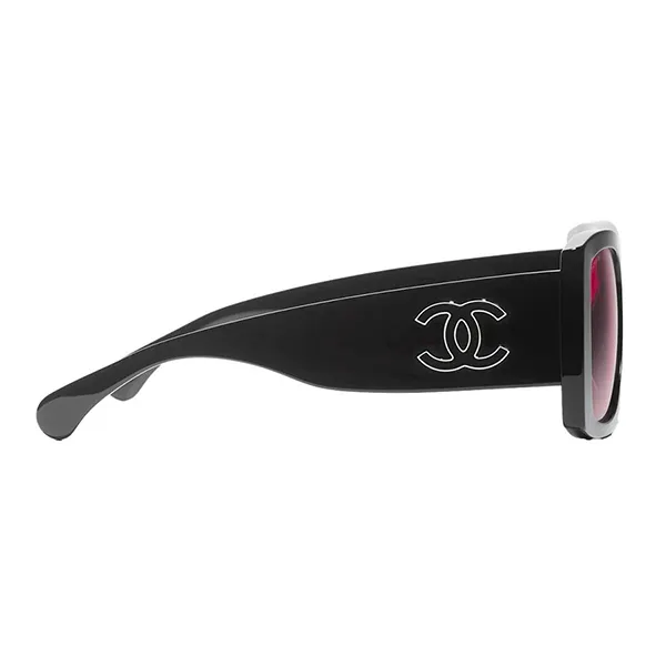 Kính Mát Chanel 0CH5539 1231D7 Sunglasses Square Màu Hồng Đen