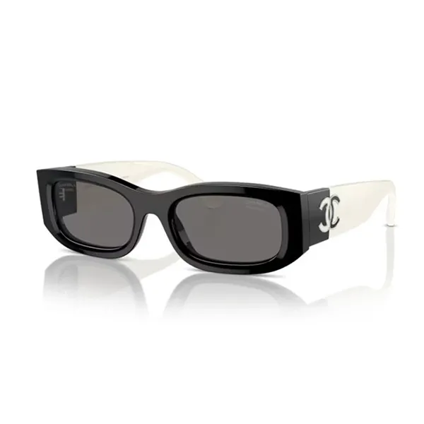 Kính Mát Chanel Sunglasses 0CH5525 1656T8 Màu Đen/Trắng