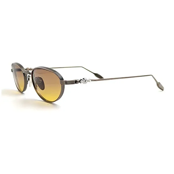 Kính Mát Chrome Hearts Clitorial Antique Silver Sunglasses Màu Vàng - Bạc