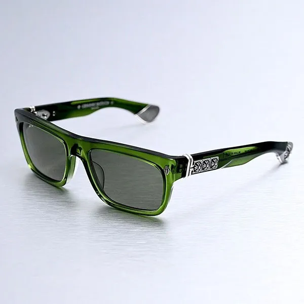 Kính Mát Chrome Hearts Sluss Bussin II Dark Olive Màu Xanh Olive
