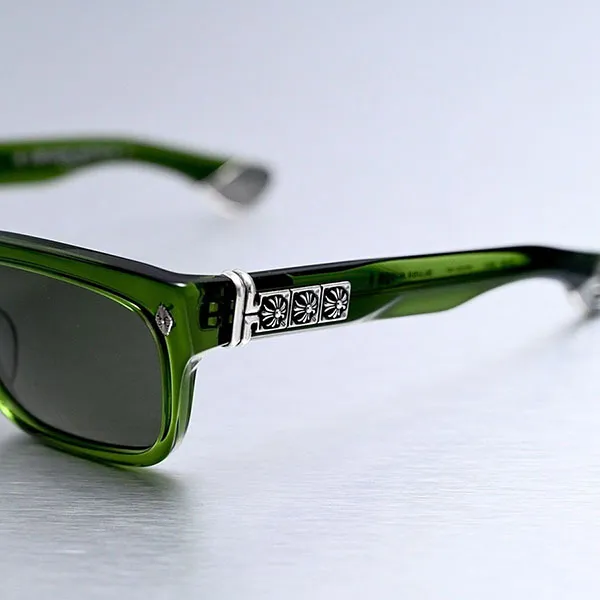 Kính Mát Chrome Hearts Sluss Bussin II Dark Olive Màu Xanh Olive