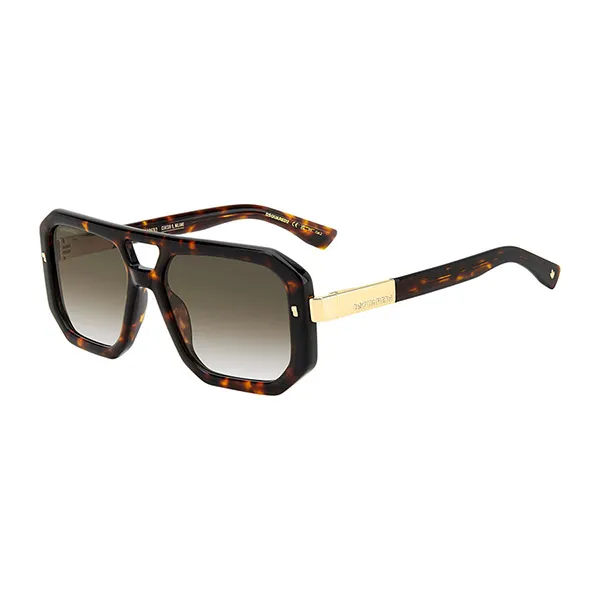 Kính Mát Dsquared2 Sunglasses D2 0105/S 086 Màu Xám/Havana