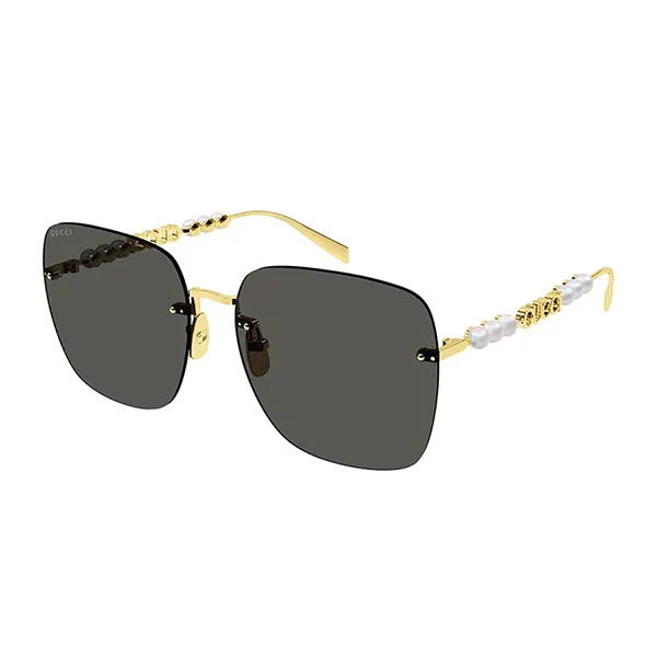 Kính Mát Gucci Sunglass GG1923SA 001 Màu Xám/Vàng Gold
