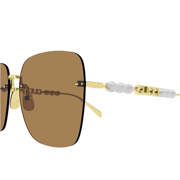Kính Mát Gucci Sunglass GG1923SA 003 Màu Nâu/Vàng Gold