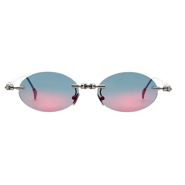 Kính Mát Kuboraum H62 GM Gun Metal Flash Violet Blue Phối Màu