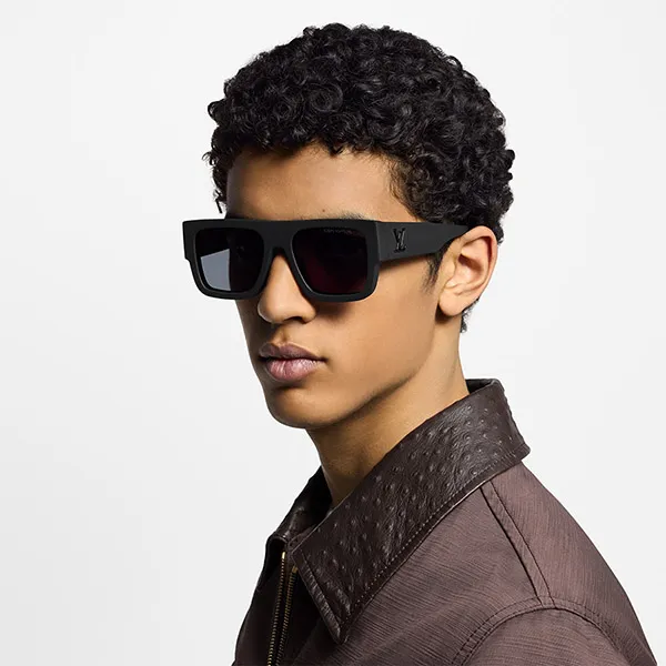 Kính Mát Louis Vuitton LV Clash Large Square Sunglasses Z2707E Màu Đen