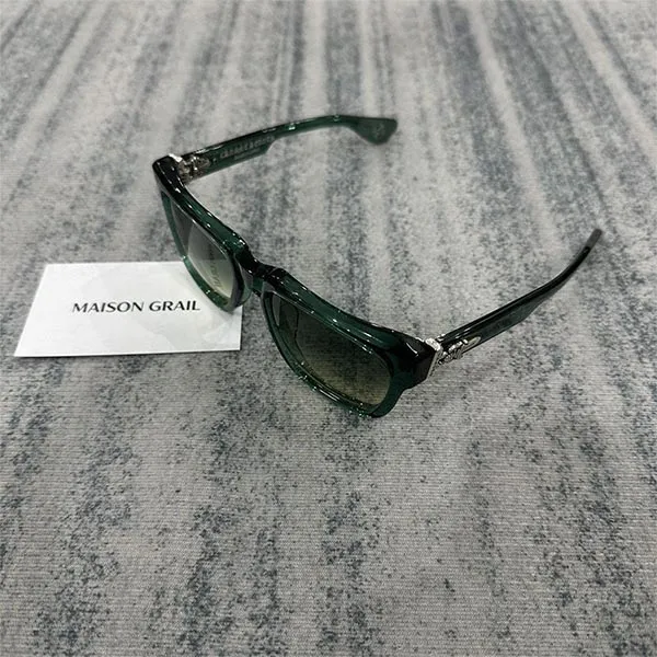 Kính Mát Nam Chrome Hearts Box Officer Marine Sunglasses Màu Xanh Lá