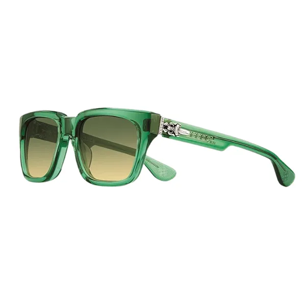 Kính Mát Nam Chrome Hearts Box Officer Marine Sunglasses Màu Xanh Lá