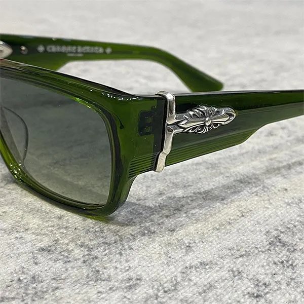 Kính Mát Nam Chrome Hearts Yer Bjorn Again Moss Sunglasses Màu Xanh Lá