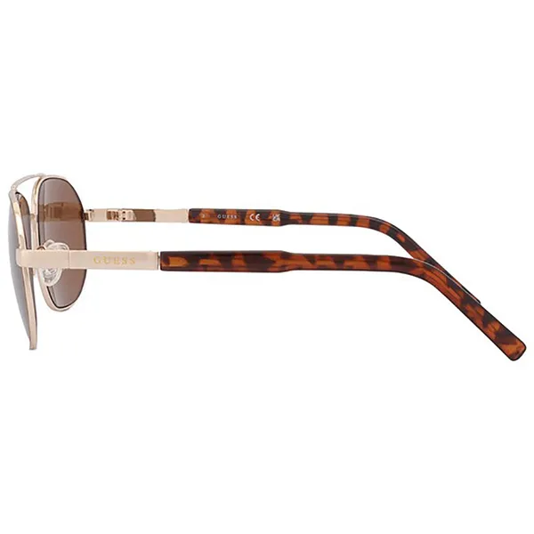 Kính Mát Nam Guess Brown Navigator Men's Sunglasses GF0250 32E 57 Màu Nâu