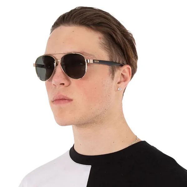 Kính Mát Nam Kenneth Cole Green Pilot Sunglasses KC1394 32N 59 Màu Xanh/Gold