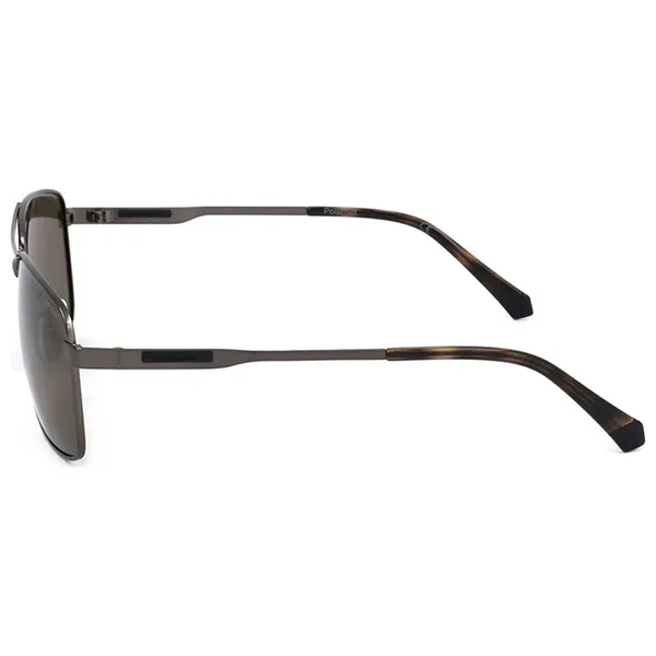 Kính Mát Nam Polaroid Polarized Grey Rectangular Sunglasses PLD2136-G-S-X-R80-59 Màu Xám