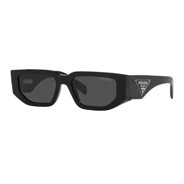 Kính Mát Nam Prada Sunglasses 0PR 09ZS 1AB5S0 Black Dark Grey Màu Đen Xám