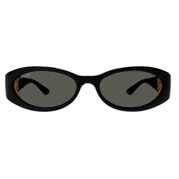 Kính Mát Nữ Gucci Women's Black/Grey Cat Eye Sunglasses GG1660S 001 Màu Đen